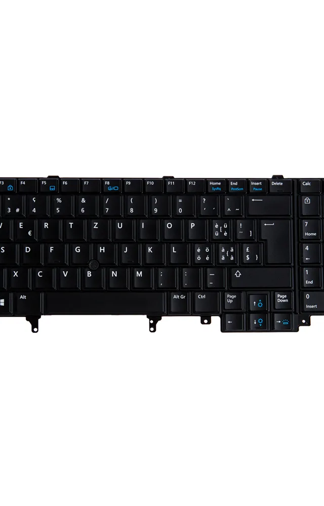 Origin Storage Dell Keyboard for XPS 9370 Swiss/Euro 83 Key Backlit