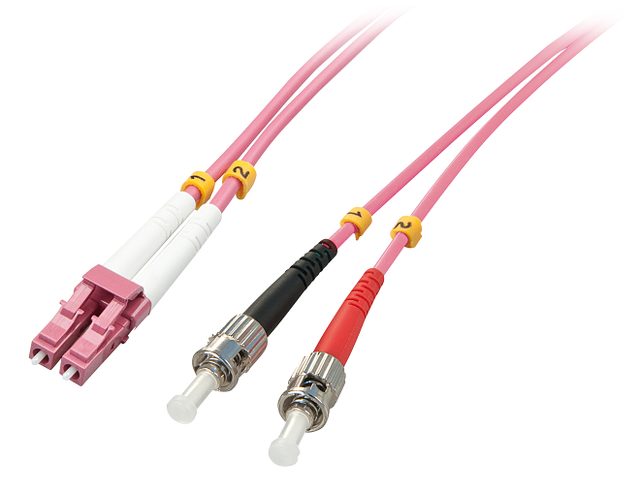 Lindy 46352 InfiniBand/fibre optic cable 3 m LC ST Pink