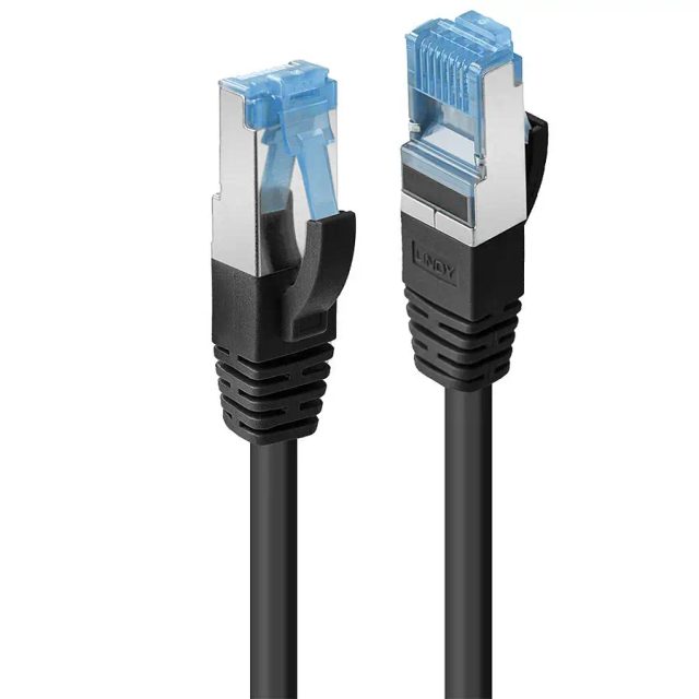Lindy 47415 networking cable Black 3 m Cat6a S/FTP (S-STP)