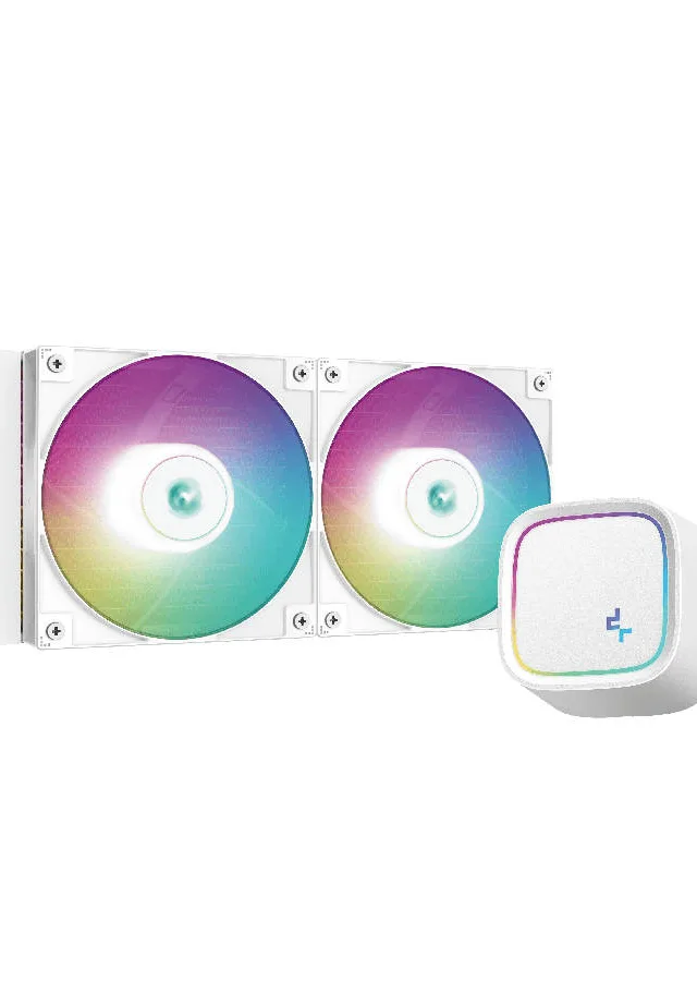 DeepCool LE520 WH Processor All-in-one liquid cooler 12 cm White 1 pc(s)