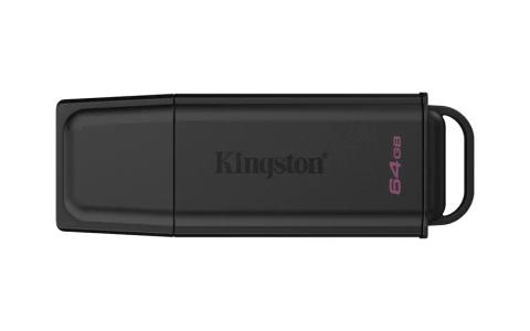 Kingston Technology DataTraveler 64GB Portable USB 3.2 Gen 1 Exodia Black
