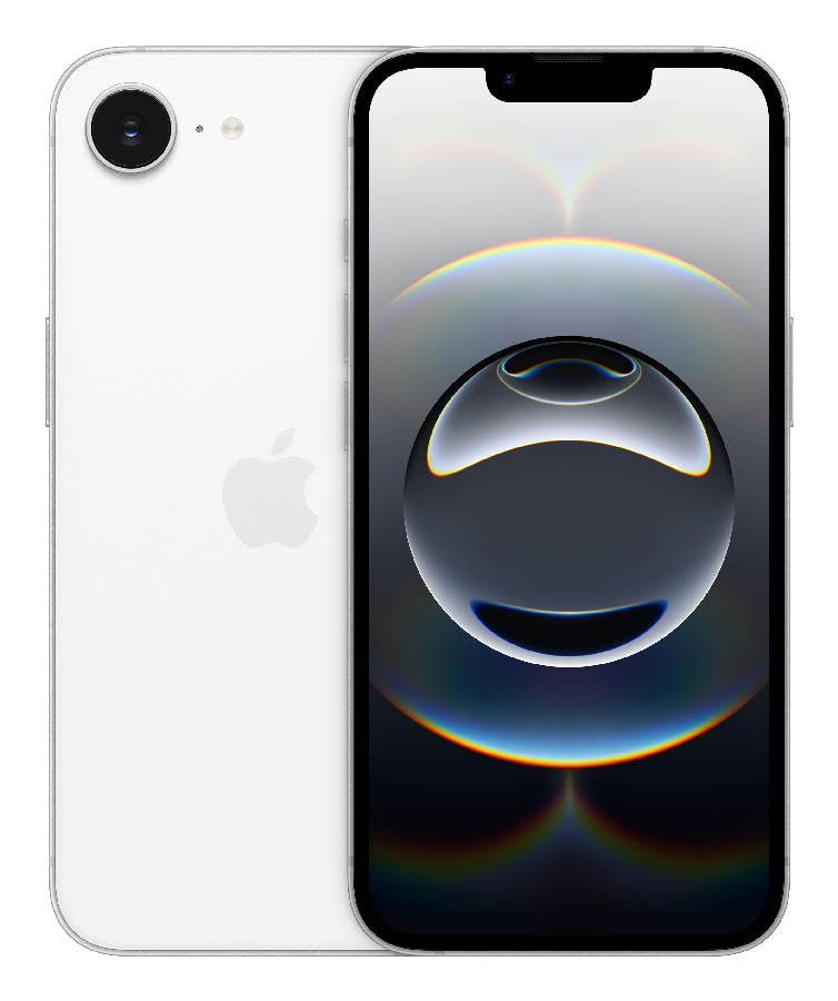 Apple iPhone 16e 15.5 cm (6.1") Dual SIM iOS 18 5G USB Type-C 128 GB White