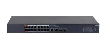 Dahua Technology DH-CS4218-16ET-190 network switch Managed L2 Gigabit Ethernet (10/100/1000) Power over Ethernet (PoE) Black