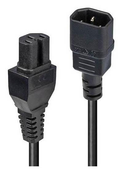 Lindy 30403 power cable Black 5 m IEC C14 IEC C15
