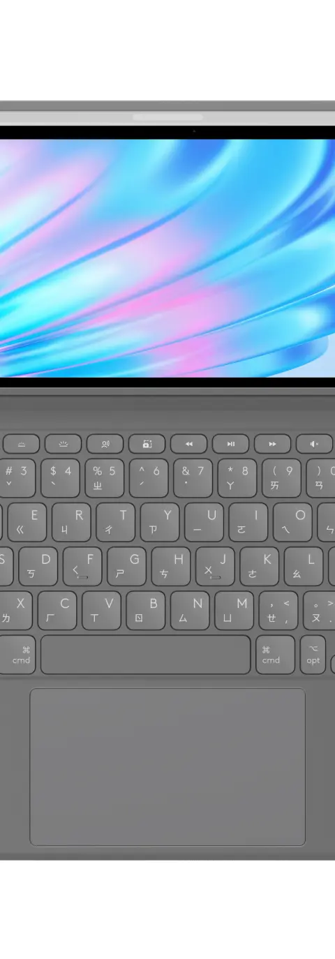 Logitech Combo Touch QWERTZ Swiss Smart Connector Grey