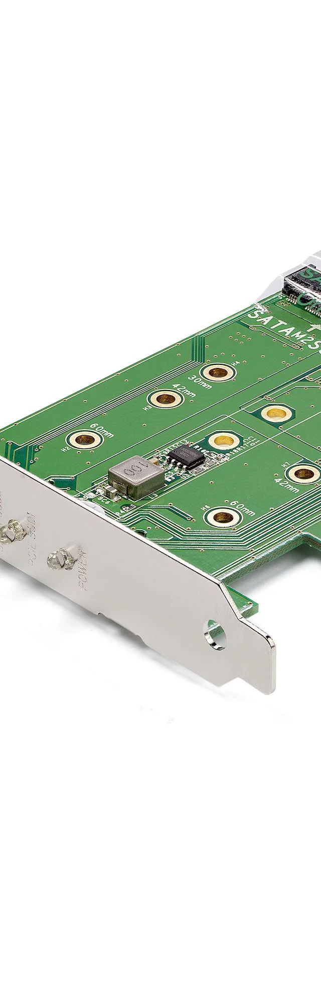StarTech.com 3-Port M.2 SSD (NGFF) Adapter Card - 1 x PCIe (NVMe) M.2, 2 x SATA III M.2 - PCIe 3.0