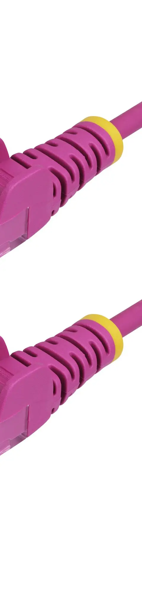 StarTech.com 2m Pink Slim CAT6 Ethernet Cable, Snagless, 100W PoE, UTP, LSZH, 28AWG Pure Bare Copper Wire, Slim RJ45 Network Patch Cord w/Strain Reliefs, Individually Tested