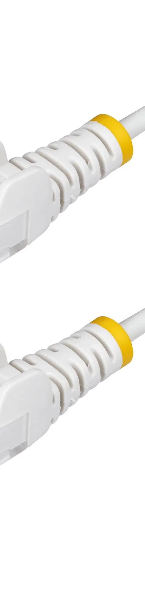StarTech.com 1m White Slim CAT6 Ethernet Cable, Snagless, 100W PoE, UTP, LSZH, 28AWG Pure Bare Copper Wire, Slim RJ45 Network Patch Cord w/Strain Reliefs, Individually Tested