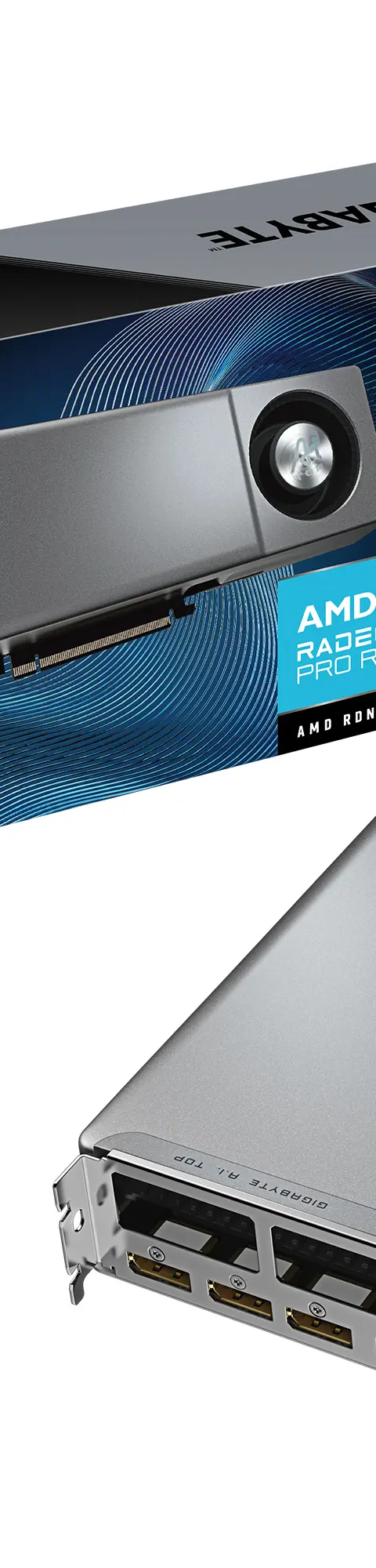 GIGABYTE Radeon AI PRO R9700 AI TOP 32G Graphics Card- 32GB GDDR6, 256 bit, PCI-E 5.0, 2920MHz Core Clock, 3 x DP, 1 x HDMI, GV-R9700AI TOP-32GD 1.1