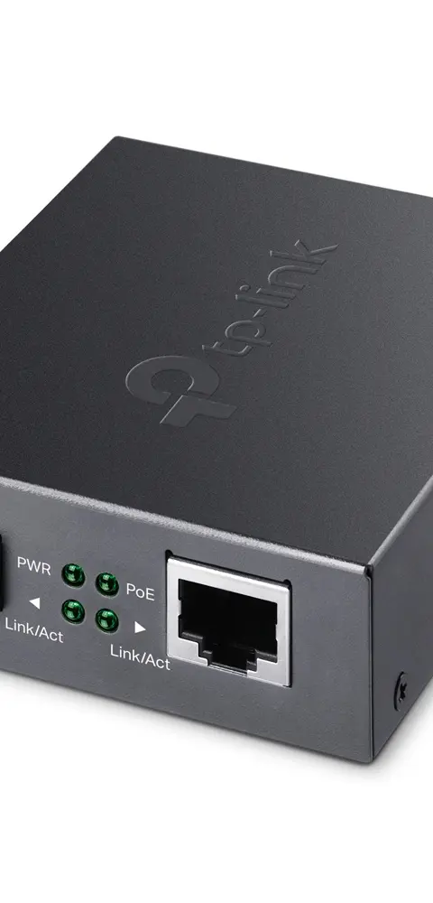 TP-Link 10/100Mbps WDM Media Converter with 1-Port PoE