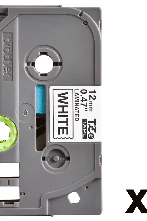 Brother TZE-231CIV label-making tape Black on white