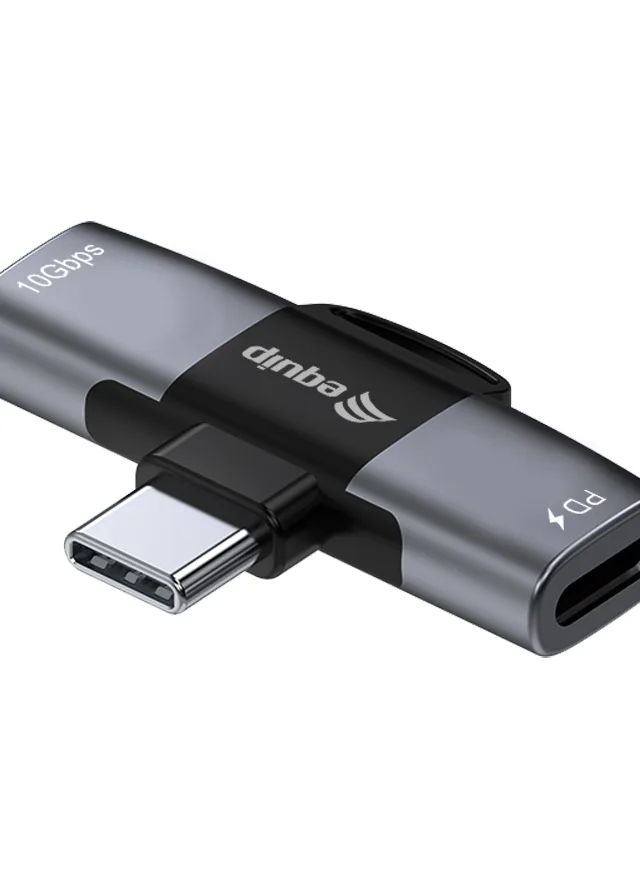 Equip 2 in 1 USB-C OTG Adapter, PD 100W, 10Gbps