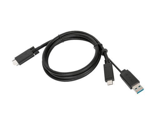 Targus ACC1135GLX USB cable USB 3.2 Gen 1 (3.1 Gen 1) 1.8 m USB C 10 Gbit/s Black