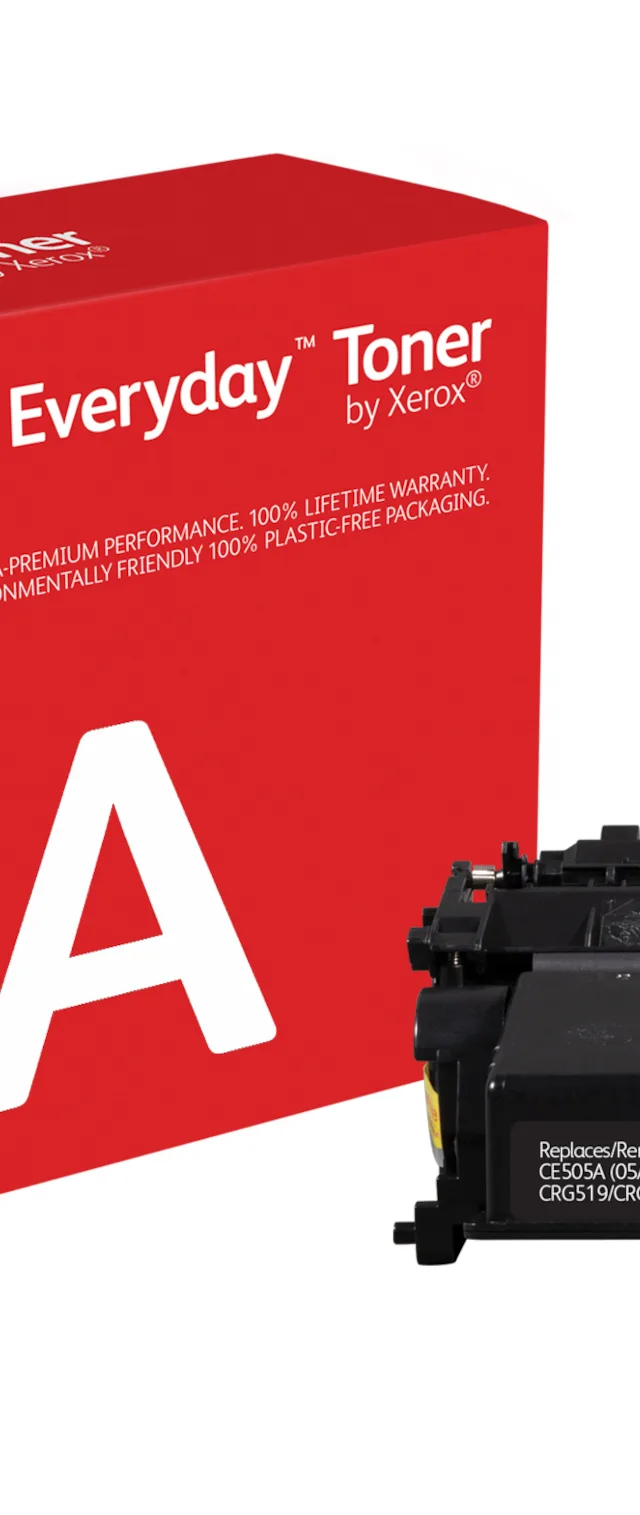 Everyday™ Black Toner by Xerox compatible with HP 05A (CE505A), Standard capacity