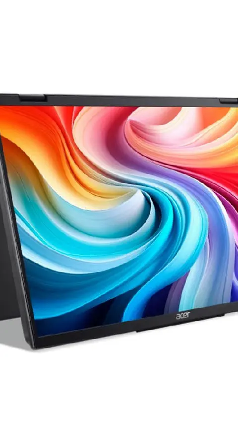 Acer PD163QT Portable monitor Black 39.6 cm (15.6") 1920 x 1080 pixels