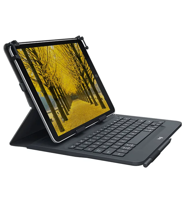 Logitech Universal Folio with integrated keyboard for 9-10 inch tablets