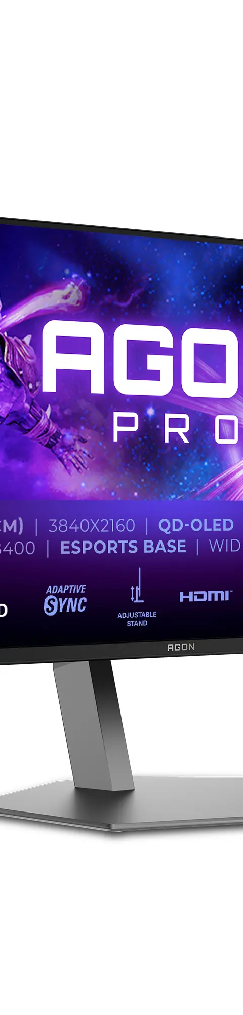 AOC AGON PRO AG326UD computer monitor 80 cm (31.5") 3840 x 2160 pixels 4K Ultra HD QD-OLED Black