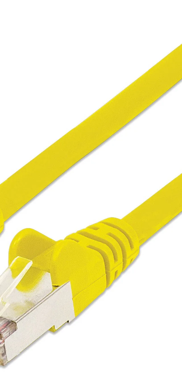 Intellinet Network Patch Cable, Cat6, 10m, Yellow, Copper, S/FTP, LSOH / LSZH, PVC, RJ45, Gold Plated Contacts, Snagless, Booted, Lifetime Warranty
