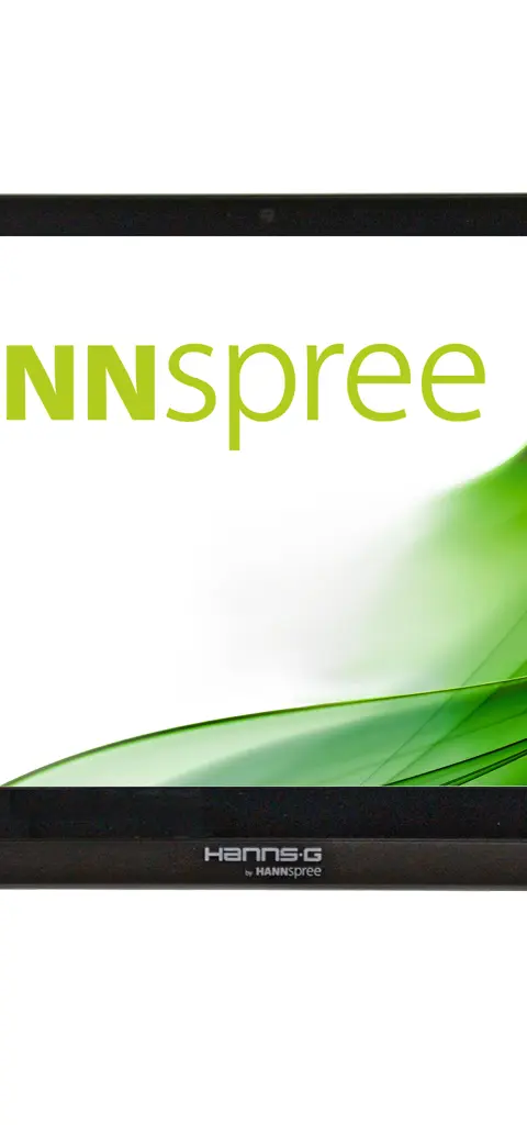 Hannspree HT161HNB computer monitor 39.6 cm (15.6") 1366 x 768 pixels HD LED Touchscreen Tabletop Black