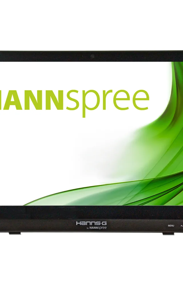 Hannspree HT161HNB computer monitor 39.6 cm (15.6") 1366 x 768 pixels HD LED Touchscreen Tabletop Black