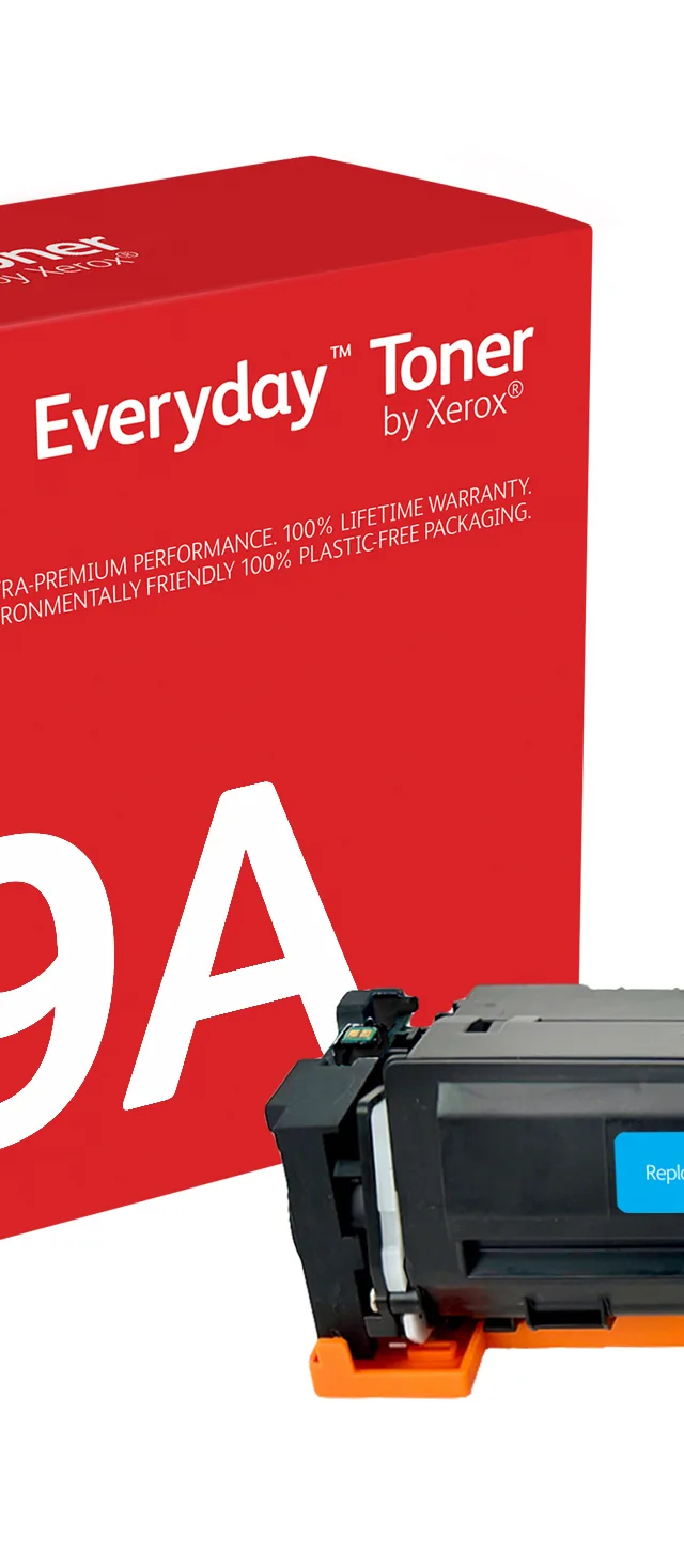 Everyday™ Cyan Toner by Xerox compatible with HP 219A (W2191A), Standard capacity