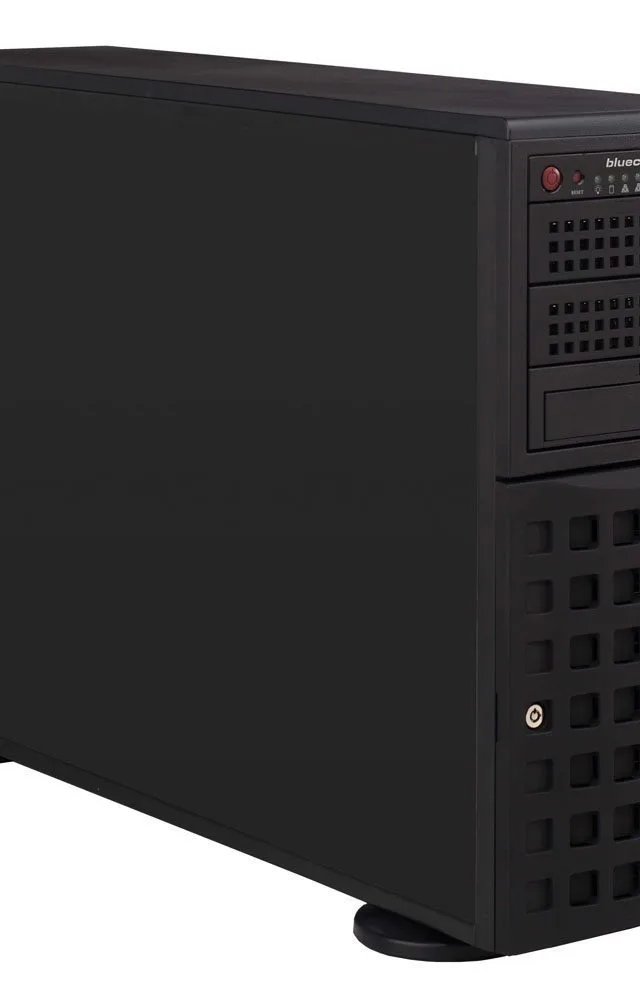 bluechip SERVERline T50310s Tower, 2 × Intel® Xeon® Silver 4410Y Prozessor / bis zu 3.90 GHz, 64 GB DDR5, 2 x 960 GB SSD, 2 x RJ45 (10 Gb/s)