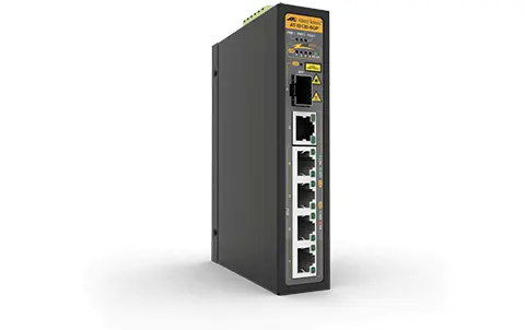 Allied Telesis IS130-6GP Unmanaged L2 Gigabit Ethernet (10/100/1000) Power over Ethernet (PoE) Black