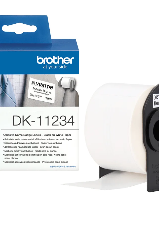 Brother DK-11234 printer label White Self-adhesive printer label