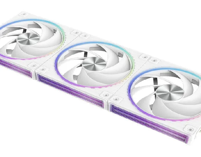 Lot De 3 Ventilateurs Boitier Zalman ZM-DF120 ARGB - 12cm (Blanc)