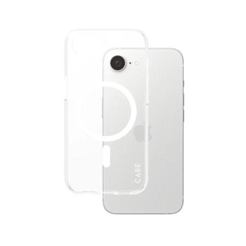PanzerGlass CARE™ by ® Urban Combat Case Transparent w. White Qi Compatible iPhone 17e | 16e
