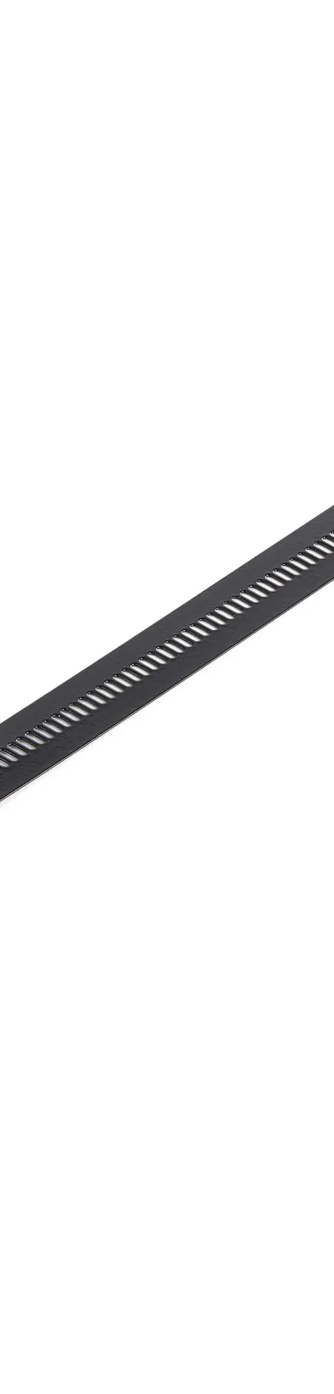StarTech.com 9"(22cm) Metal Cable Ties - 1/4"(7mm) wide, 2-1/4"(55mm) Bundle Dia. 100lb(45kg) Tensile Strength, Nylon Coated 316 Stainless Steel, Self Locking Metal Detectable Ties, 50 Pack