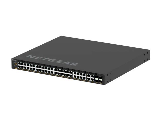 NETGEAR M4350-44M4X4V Managed L3 2.5G Ethernet (100/1000/2500) Power over Ethernet (PoE) 1U Black