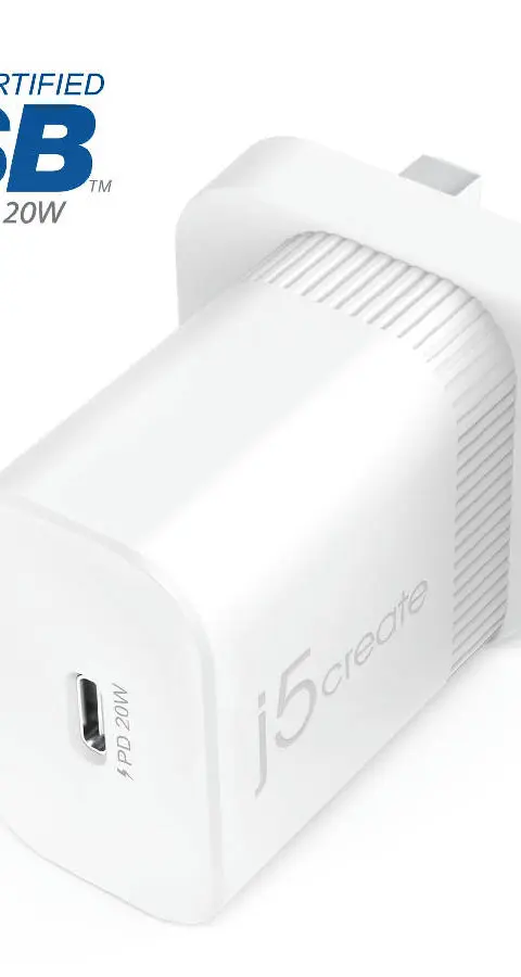 j5create JUP1420-FN 20W PD USB-C® Wall Charger