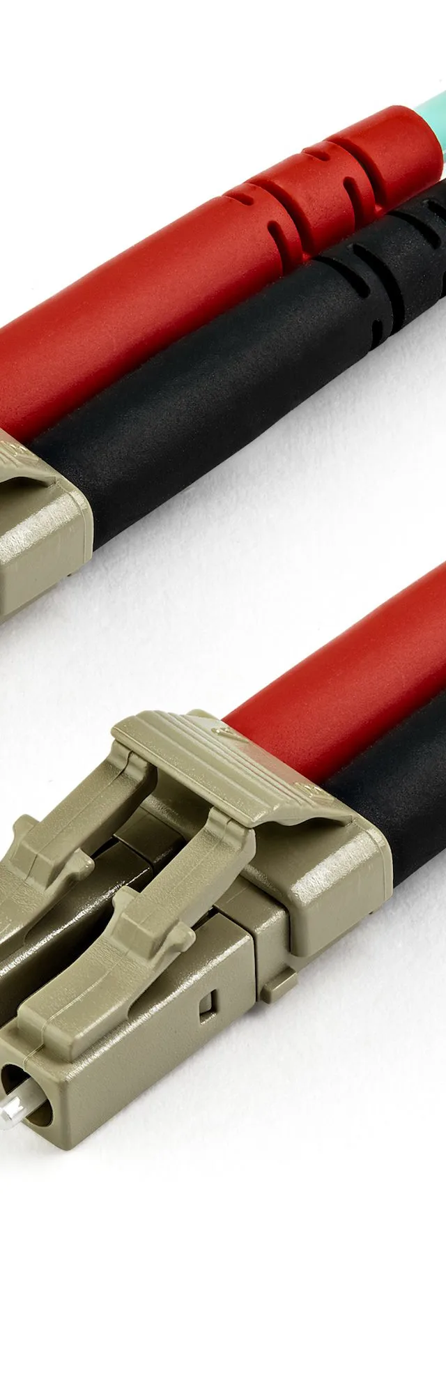 StarTech.com 15m (50ft) LC/UPC to LC/UPC OM3 Multimode Fiber Optic Cable, Full Duplex 50/125µm Zipcord Fiber Cable, 100G, Low Insertion Loss, LSZH Fiber Jumper Cord