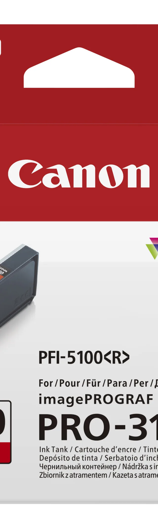 Canon PFI-5100 R ink cartridge 1 pc(s) Original Red