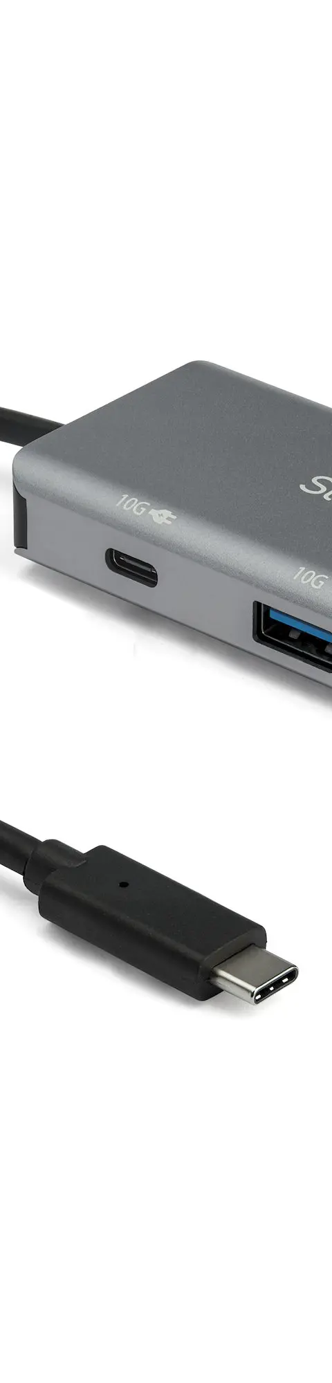 StarTech.com 4 Port USB C Hub (10Gbps) to 3x USB-A & 1x USB-C - 100W Power Delivery Passthrough Charging - Portable USB 3.1 Gen 2/USB 3.2 Gen 2 Type C Laptop Adapter - Works w/ TB3~4 Port USB C Hub (10Gbps) to 3x USB-A & 1x USB-C - 100W Power Delivery Passthrough Charging - Portable USB 3.2 Gen 2 Type C Laptop Adapter - Works w/ TB3