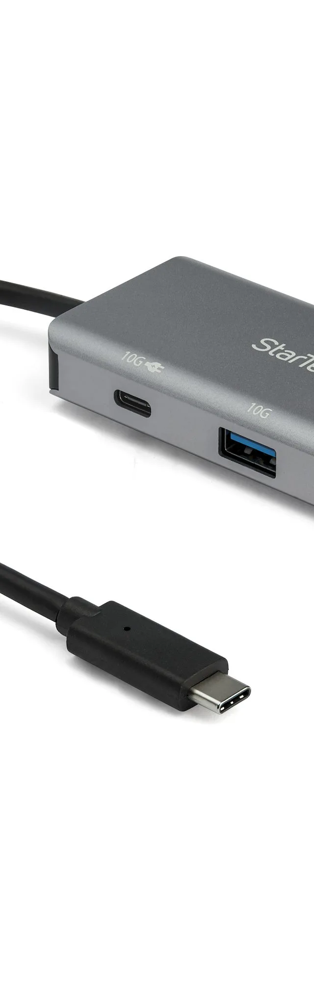 StarTech.com 4 Port USB C Hub (10Gbps) to 3x USB-A & 1x USB-C - 100W Power Delivery Passthrough Charging - Portable USB 3.1 Gen 2/USB 3.2 Gen 2 Type C Laptop Adapter - Works w/ TB3~4 Port USB C Hub (10Gbps) to 3x USB-A & 1x USB-C - 100W Power Delivery Passthrough Charging - Portable USB 3.2 Gen 2 Type C Laptop Adapter - Works w/ TB3