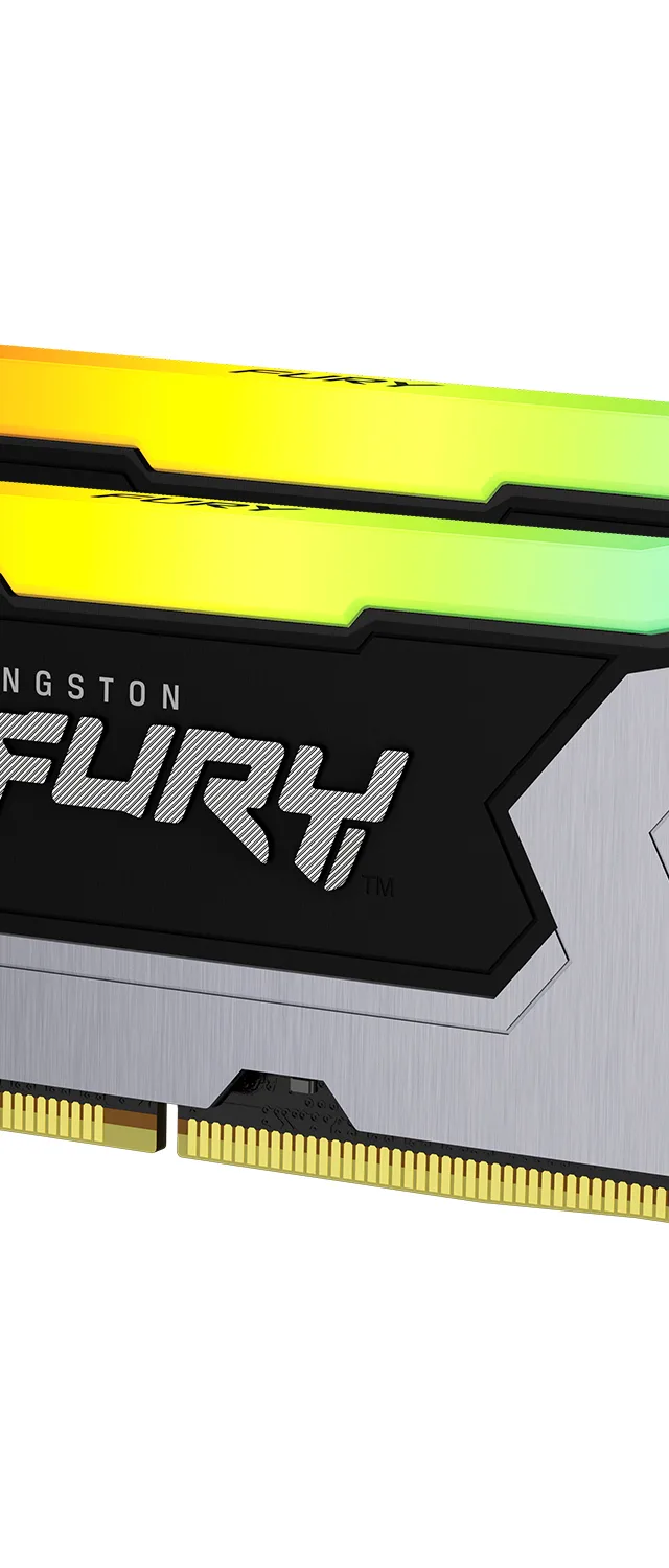 Kingston Technology FURY 48GB 8400MT/s DDR5 CL40 CUDIMM (Kit of 2) Renegade RGB Silver XMP