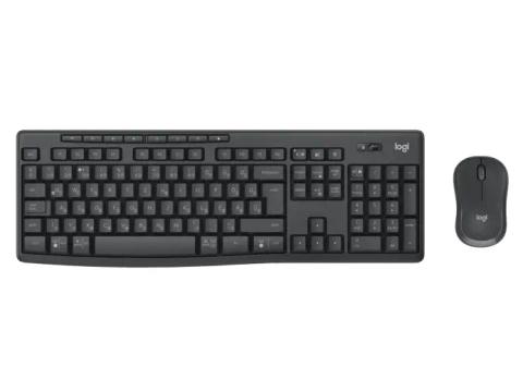 Logitech MK370 Combo for Business keyboard Mouse included Office RF Wireless + Bluetooth QWERTY Hebrew Graphite