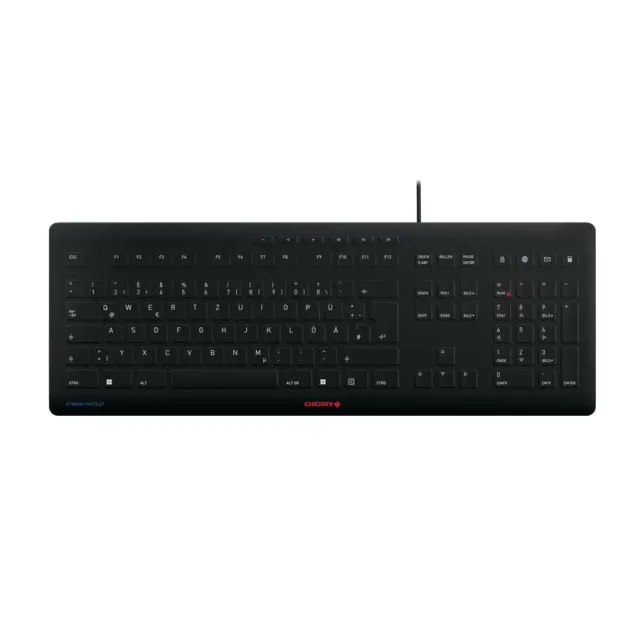 Contour Design Stream keyboard Universal USB QWERTZ German Black