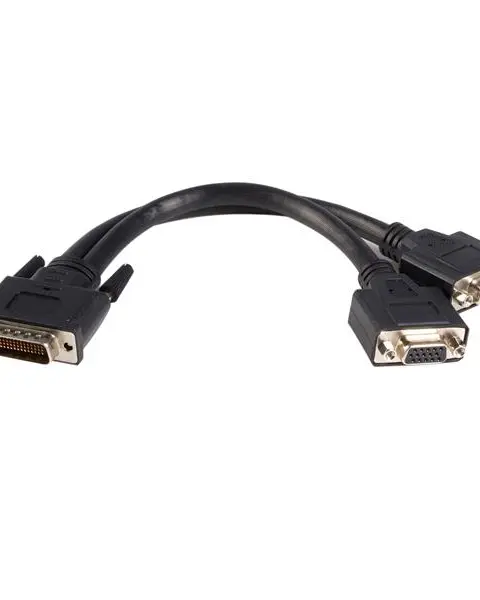 StarTech.com 8in LFH 59 Male to Dual Female VGA DMS 59 Cable