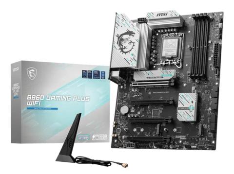 MSI B860 GAMING PLUS WIFI motherboard Intel B860 LGA 1851 (Socket V1) ATX