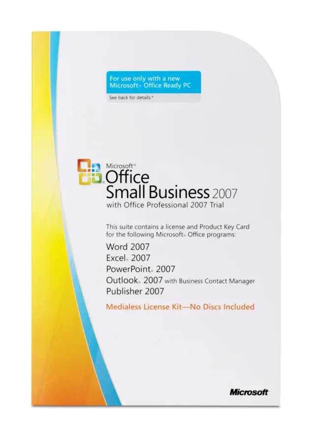 HP Microsoft Office Small Business 2007 Activation License - Media-less License 1 license(s)