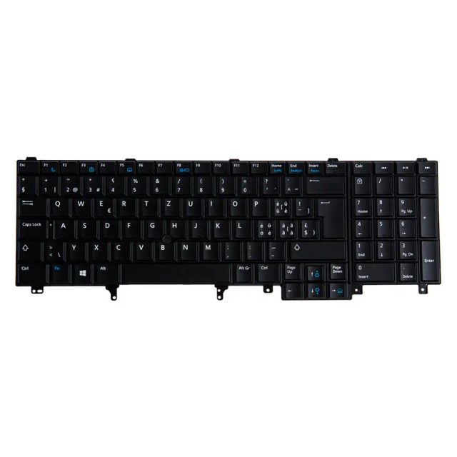 Origin Storage N/B KBD Swiss-European 83 Key Backlit DPfor Dell Lat 5490