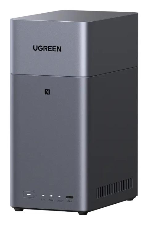 Ugreen DH2300 NAS Mini Tower 4 GB Grey