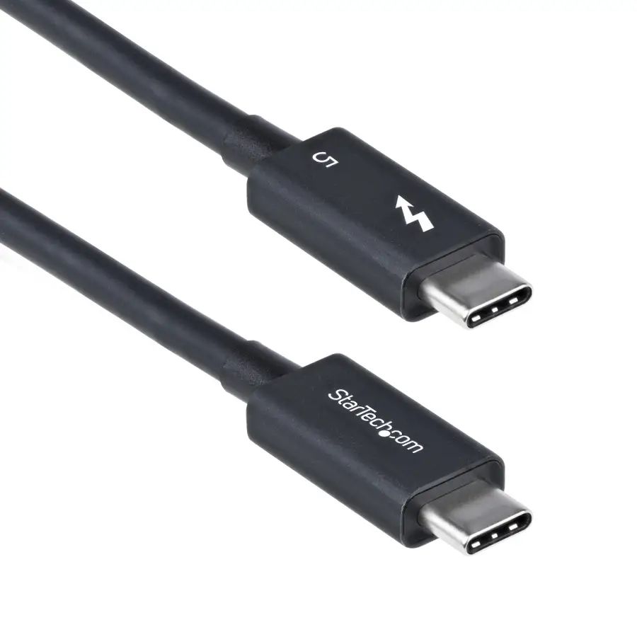 StarTech.com 1.5ft (50cm) Thunderbolt 5 Cable, 80Gbps/Up to 120Gbps, 240W PD, 8K 60Hz, Certified Thunderbolt Cable - Compatible w/Thunderbolt 4/USB4/USB-C