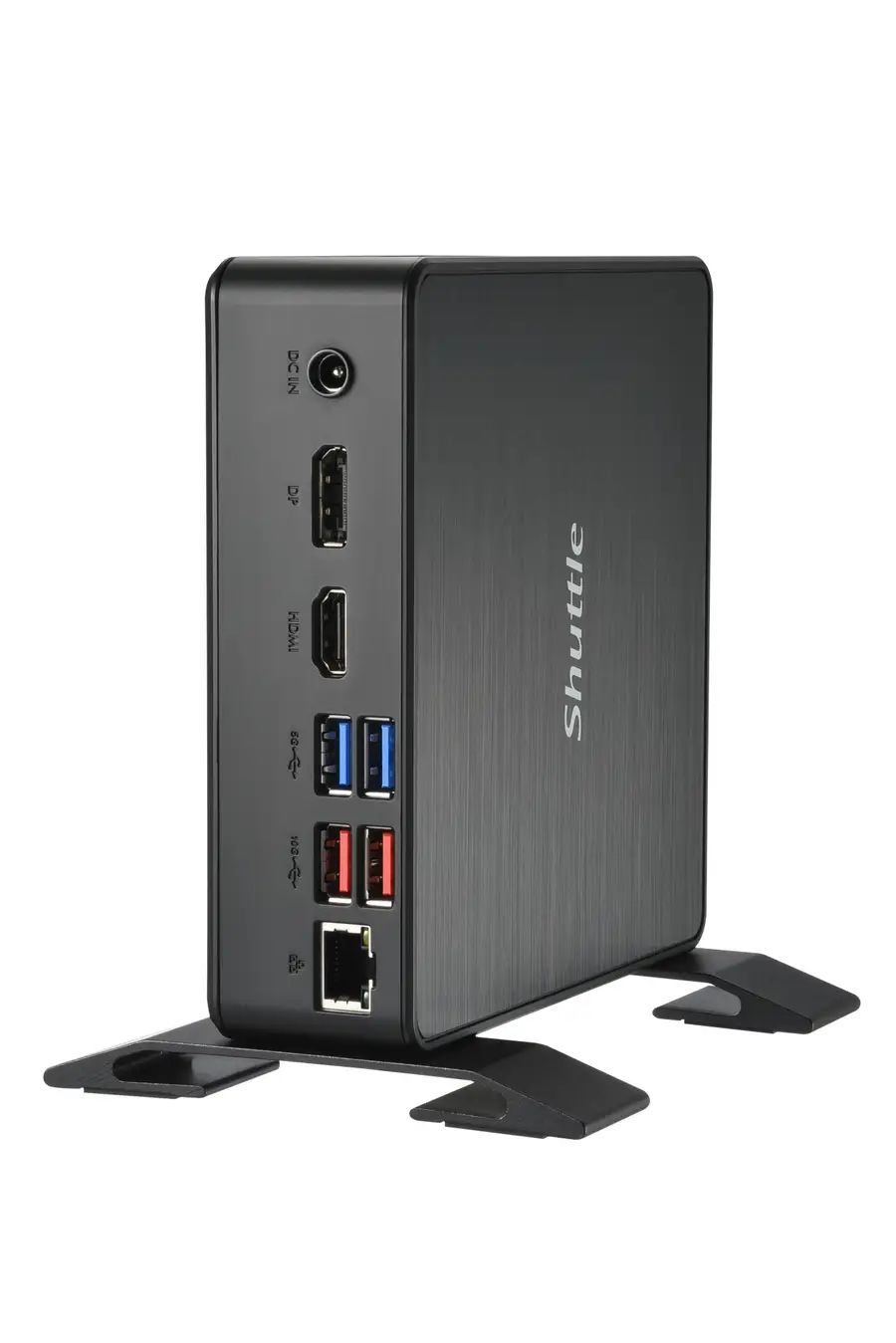 Shuttle Nano PC NC4010XAV2 , Intel Celeron 7305, 8GB DDR4, 250GB M.2 (NVMe), 1x HDMI, 1x DP, 7x USB, 1x LAN, incl. VESA and stand