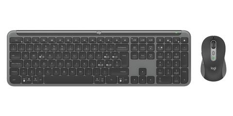Logitech 920-012507 keyboard Mouse included Office RF Wireless + Bluetooth QWERTY Italian Graphite