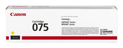 Canon 075 toner cartridge 1 pc(s) Original Yellow
