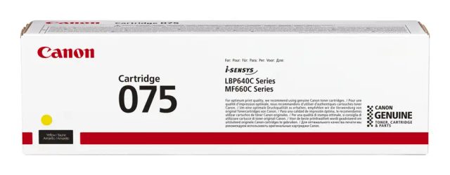 Canon 075 toner cartridge 1 pc(s) Original Yellow
